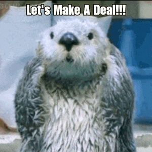 Send me your offers and let's do this! 🥂